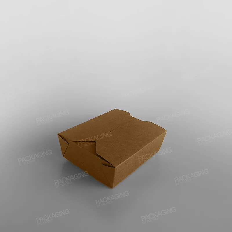 Compostable Leakproof Container, Brown - Image 10