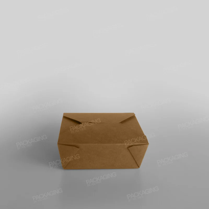 Compostable Leakproof Container, Brown - Image 14