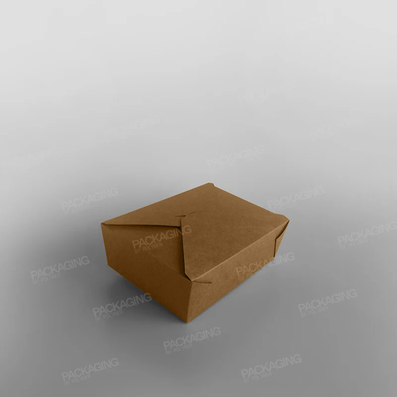 Compostable Leakproof Container, Brown - Image 7
