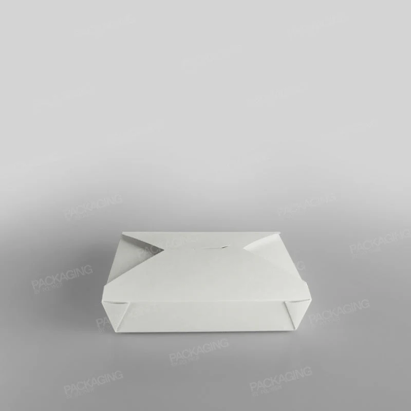 Compostable Leakproof Container, White - Image 17