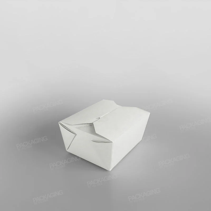 Compostable Leakproof Container, White - Image 4