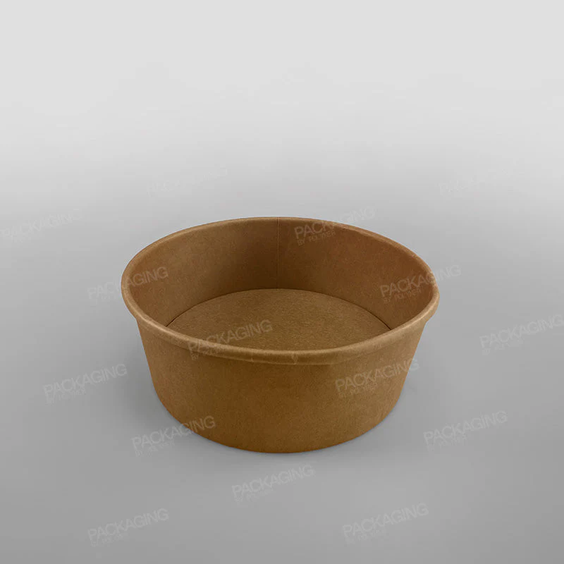 Hippo Paper Food Bowl - Kraft - Image 10