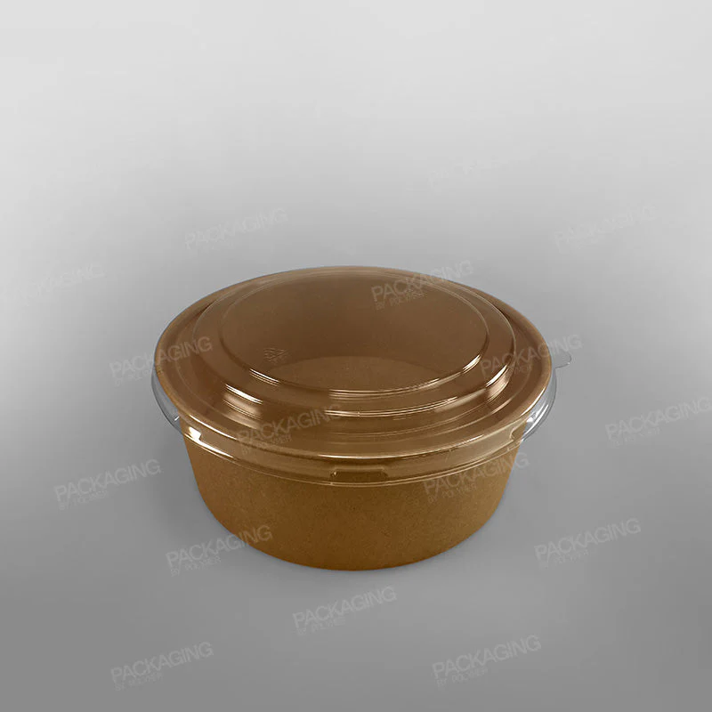 Hippo Paper Food Bowl - Kraft - Image 11