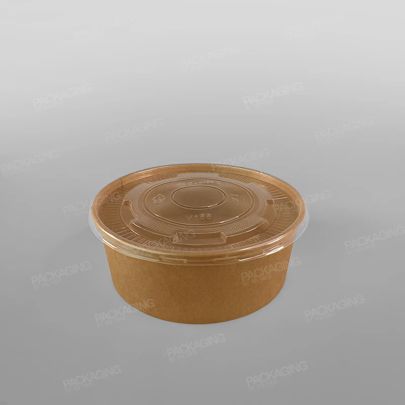 Hippo Paper Food Bowl - Kraft - Image 12