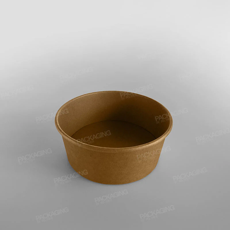 Hippo Paper Food Bowl - Kraft - Image 4