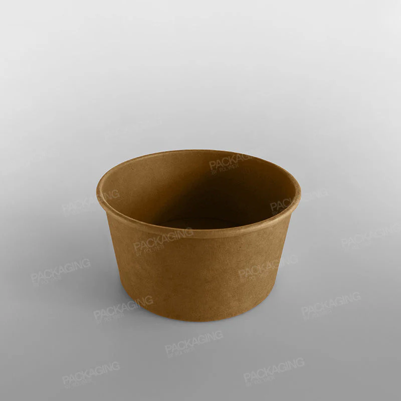 Hippo Paper Food Bowl - Kraft - Image 7