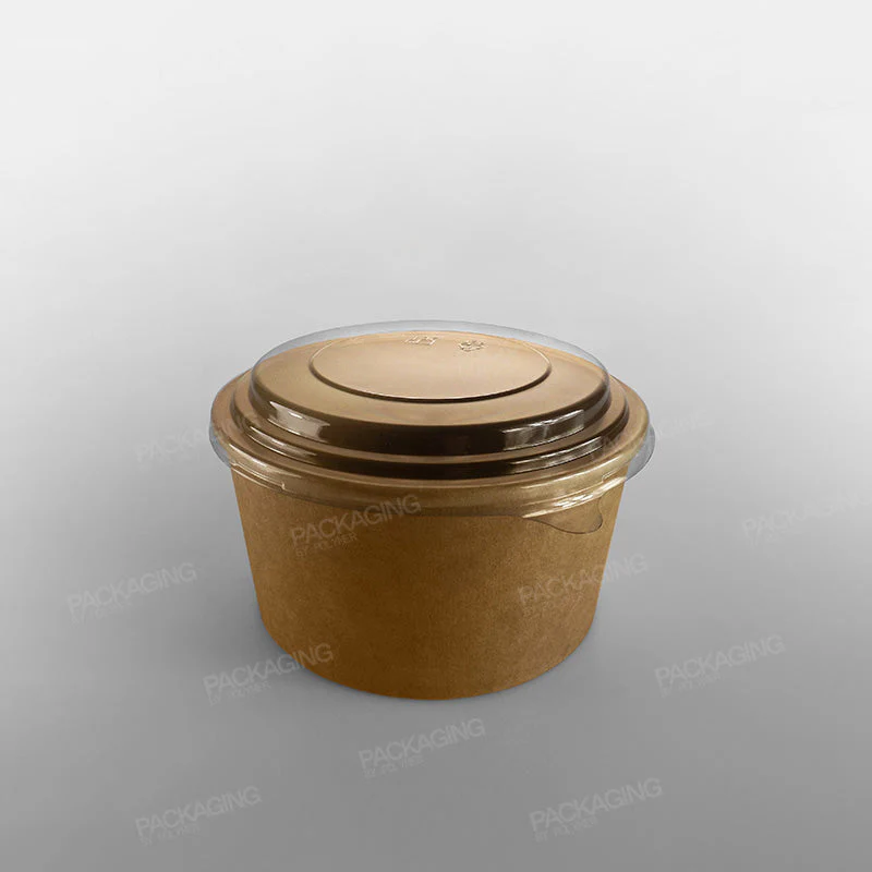 Hippo Paper Food Bowl - Kraft - Image 8