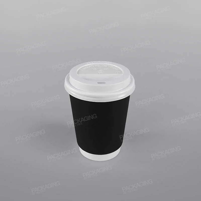 Hippo Hot Plastic Lid - White Domed - Image 4