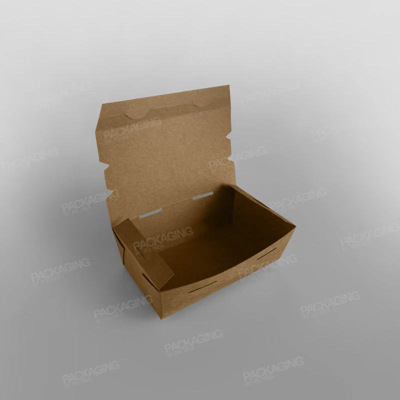 Kraft Hinged Food Container - Image 3