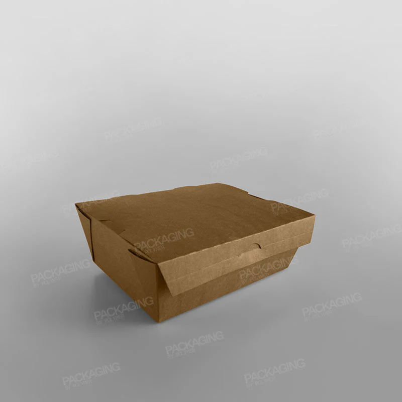 Kraft Hinged Food Container - Image 4