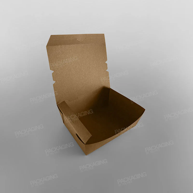 Kraft Hinged Food Container - Image 6