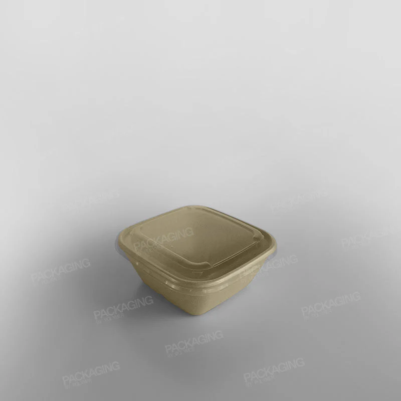 Sabert PP Lid For Wide Square Pulp Bowl - Image 4